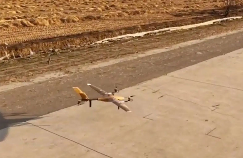 الصين تطلق أول طائرة مسيّرة من الخيزران