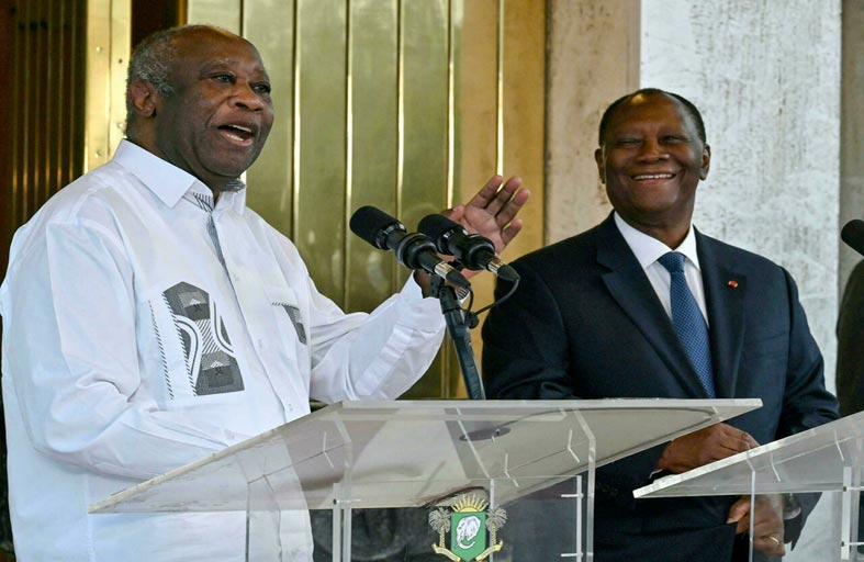 وتارا بعد استقبال غباغبو: النزاع بات «وراءنا» 