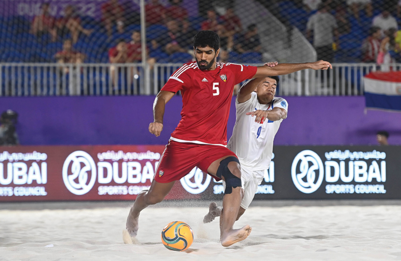 منتخب الإمارات يواجه نظيره المصري في افتتاح مونديال «الشاطئية»