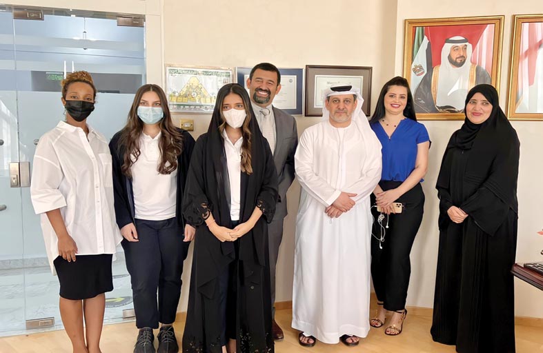 جمعية الإمارات للسرطان تكرم طالبات المدرسة الأمريكية العالمية في أبوظبي