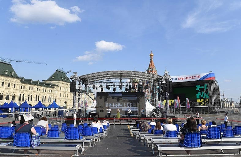 افتتاح مهرجان  الساحة الحمراءللكتاب في موسكو