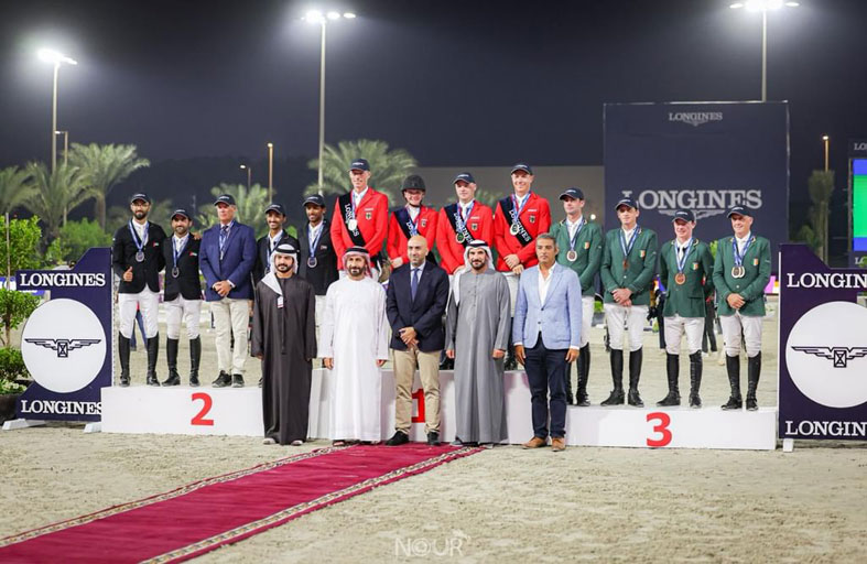 الفريق الألماني بطلاً لكأس الأمم لقفز الحواجز بالشارقة