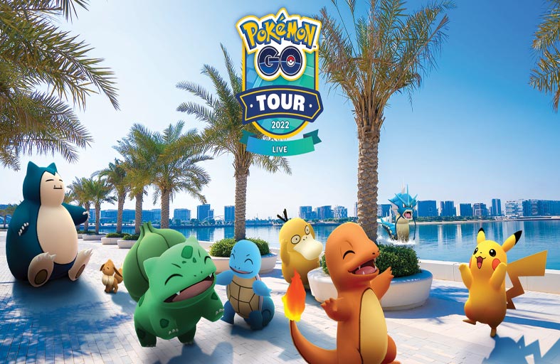 ياس باي في أبوظبي تستضيف النسخة الأولى على الإطلاق من جولة Pokémon Go: Live Event