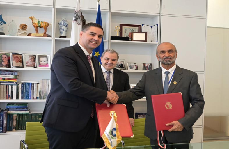 العالمي للتسامح والسلام يجدد اتفاقية المقر والحصانات الدبلوماسية مع جمهورية مالطا