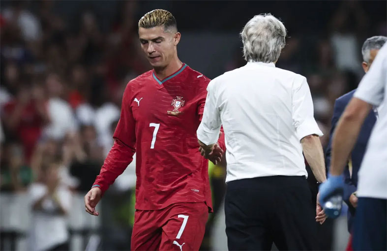 هل قرر الاعتزال؟.. رونالدو يغادر معسكر المنتخب البرتغالي 