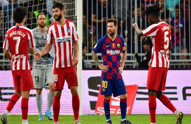 أتلتيكو مدريد أمام فرصة لضرب معنويات برشلونة 