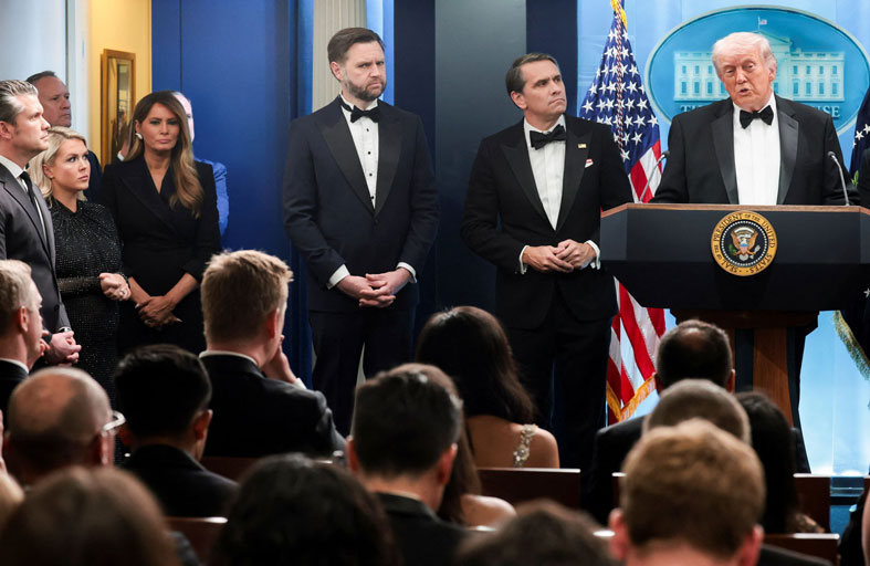 ترامب يصف المشتبه بإطلاق النار  خلال حفل العشاء بأنه «ذئب منفرد»