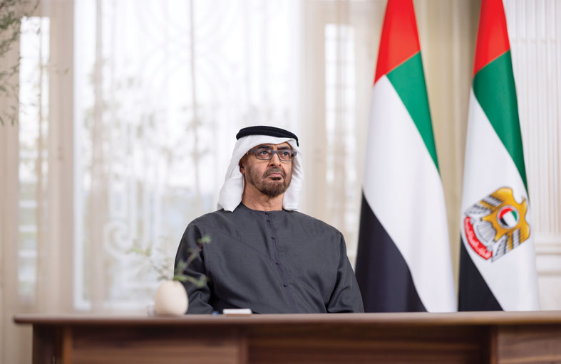 رئيس الدولة يدعو الى حماية المدنيين وتأمين وصول المساعدات الإنسانية والوقف الفوري لإطلاق النار