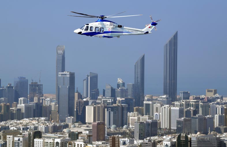 1053 طلعة جوية لطيران شرطة أبوظبي خلال 2020