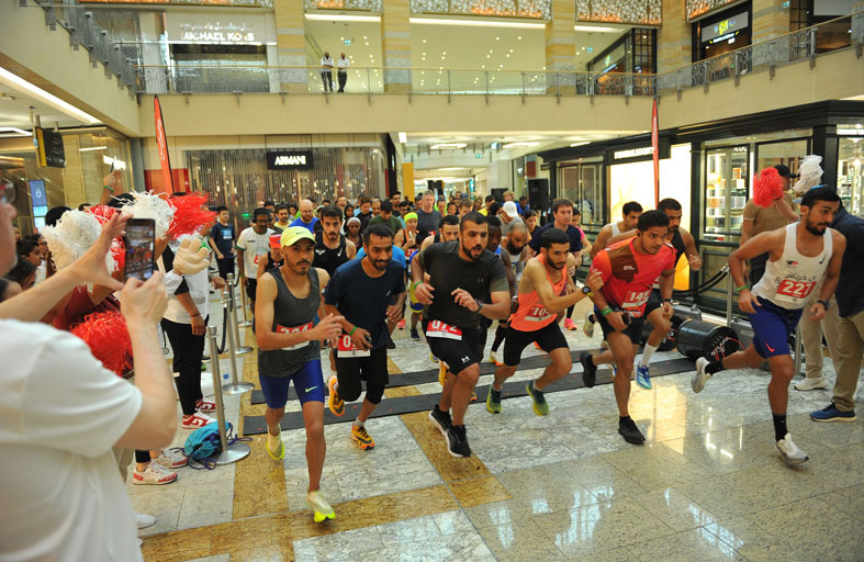 مجلس دبي الرياضي ينظم 150 سباقا للجري في مراكز التسوق في 14 عاما 