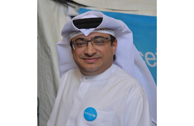 اليونيسف تسمي ماجد العصيمي أول سفير وطني لها من الإمارات