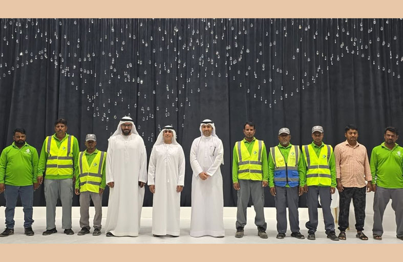 دائرة الخدمات العامة برأس الخيمة تحتفي باليوم العالمي للعمال