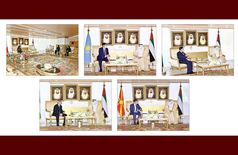 صقر غباش يبحث مع سفراء أوزبكستان وكازاخستان وبنغلاديش ومالطا وشمال مقدونيا سبل تعزيز التعاون البرلماني