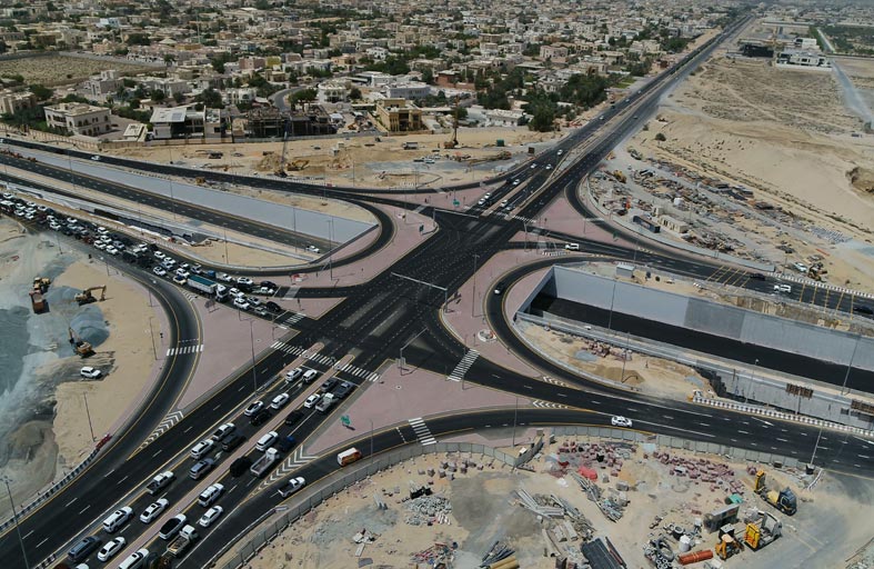 طرق دبي تفتتح مشروع تطوير محور الخوانيج 