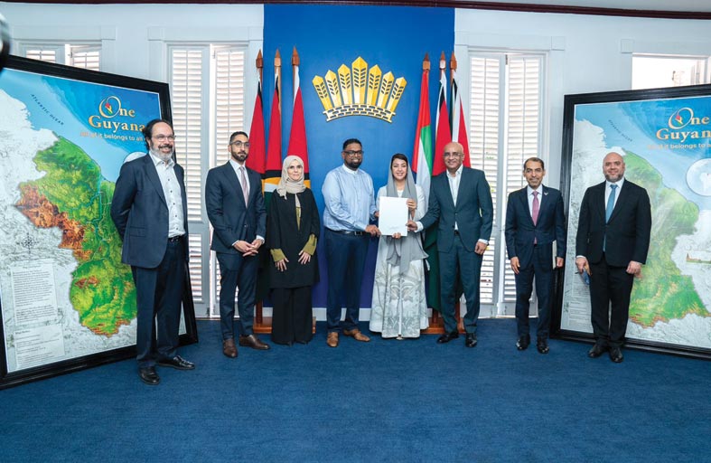 رئيس الدولة يبعث رسالة خطية إلى رئيس غويانا تضمنت دعوة إلى COP28