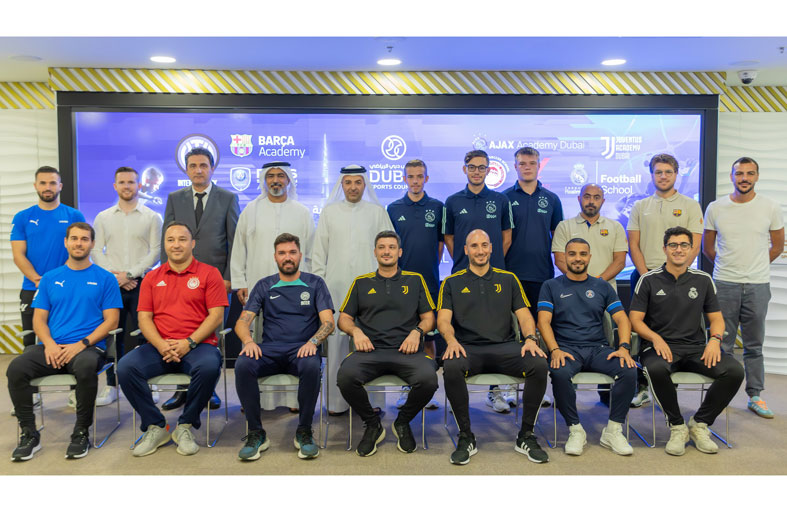 الأكاديميات العالمية في دبي تعزز استقطاب مواهب كرة القدم مع مجلس دبي الرياضي
