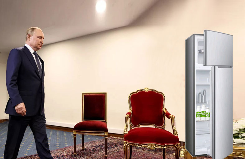 حليبٌ مُخَمر و ...رغبة يُقاومها في ضرب زيلنسكي!