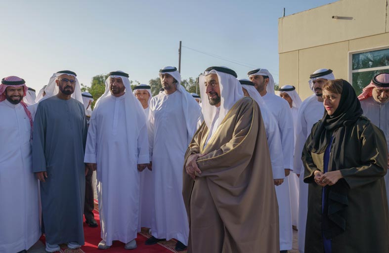 حاكم الشارقة يفتتح قصر الفنون ومبنى عيادة الذيد القديمة