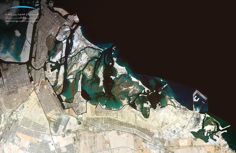 مركز محمد بن راشد للفضاء يطلق صورة فضائية فسيفسائية موزاييك بدقة 0.7 متر