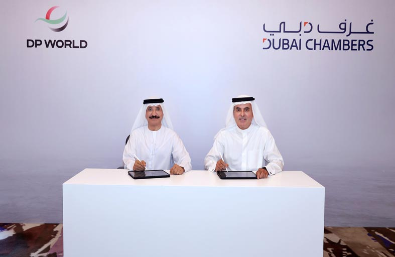 شراكة استراتيجية بين غرف دبي ومجموعة موانئ دبي العالمية لتعزيز تنافسية الإمارة أمام الاستثمارات العالمية 