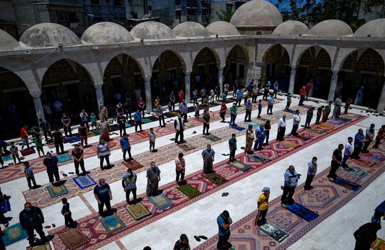 إعادة فتح المساجد  في قطاع غزة بشكل كامل  