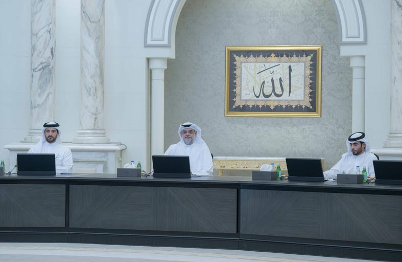ولي عهد الشارقة يترأس اجتماع المجلس التنفيذي