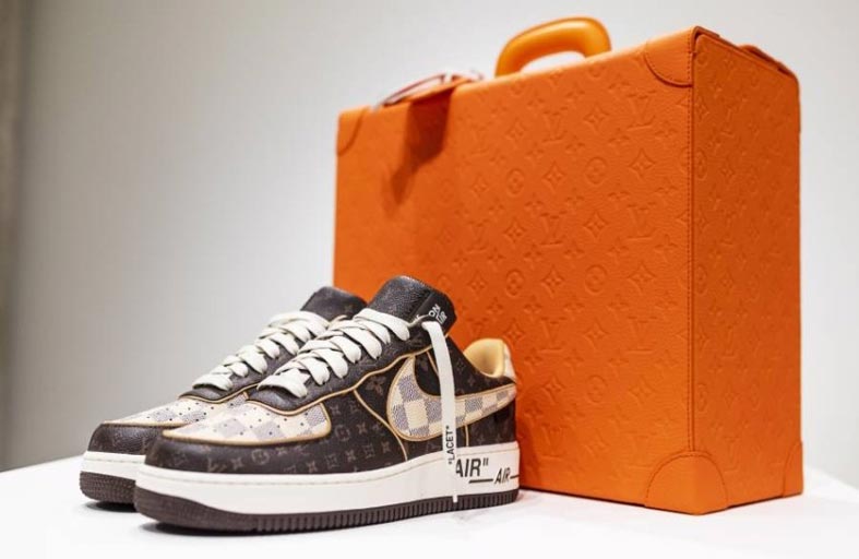 آخر نموذج أحذية رياضية Nike-Vuitton في مزاد 