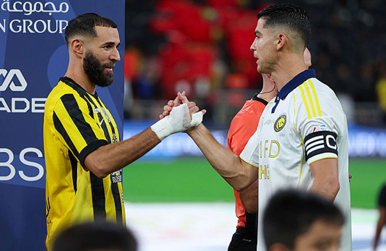 نصر رونالدو المعتكف يزاحم هلال بنزيمة المتألق