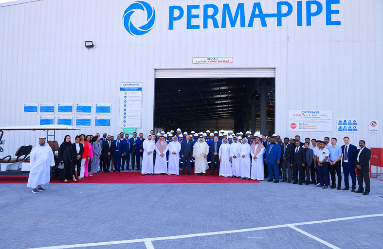 سعيد بن طحنون يفتتح أكبر مصنع بالشرق الأوسط لأنابيب العزل بإمارة أبوظبي