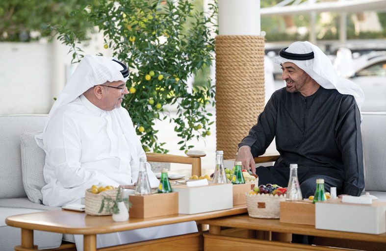 رئيس الدولة وولي عهد البحرين يؤكدان التطور المستمر للعلاقات الإماراتية - البحرينية  