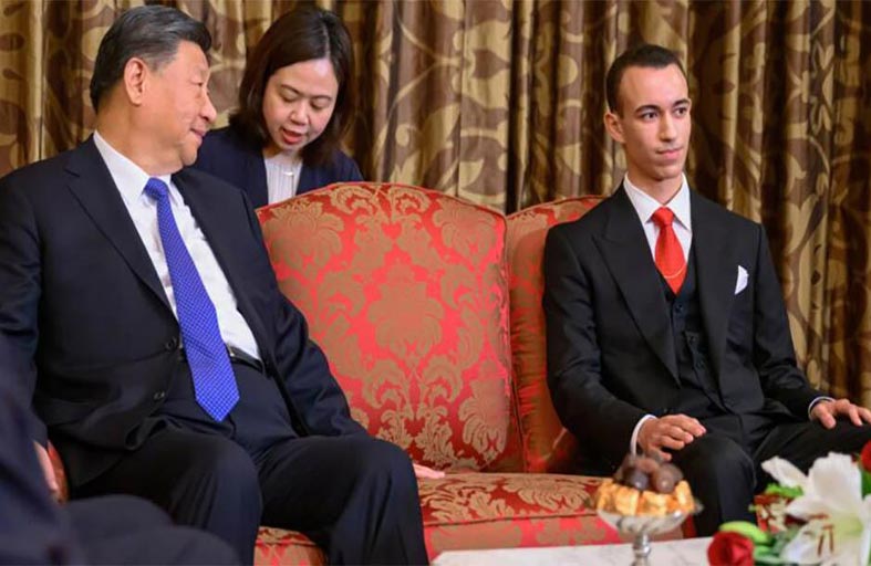 الرئيس الصيني يزور المغرب ويلتقي مع ولي العهد 