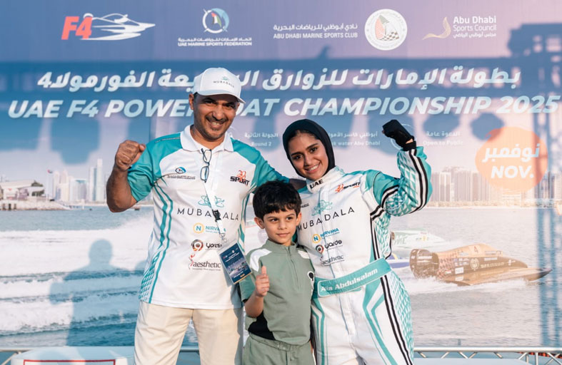 الإماراتية علياء عبدالسلام تستعد للمشاركة في جولة أبوظبي للفورمولا4 