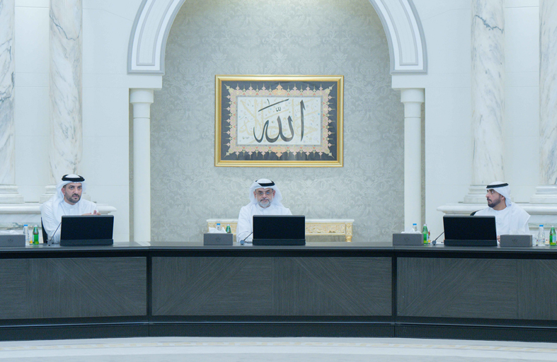 ولي عهد الشارقة يترأس اجتماع المجلس التنفيذي