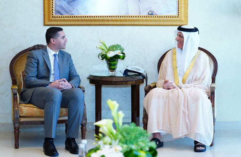 حاكم رأس الخيمة يستقبل وزير خارجية مالطا