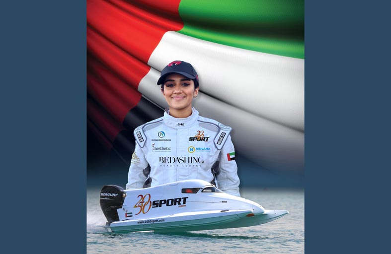 علياء عبدالسلام تختتم استعداداتها في أبوظبي للمشاركة في بطولة الفورمولا 4 بالنرويج