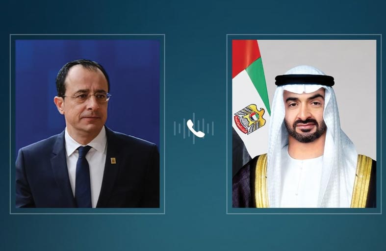 رئيس الدولة والرئيس القبرصي يبحثان هاتفيا علاقات التعاون والتطورات الإقليمية