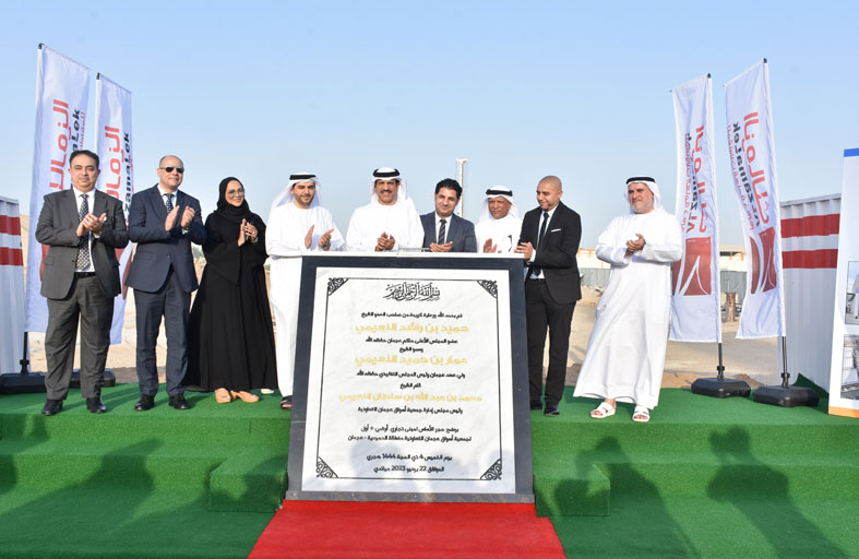 بتكلفة 70 مليون درهم .. وضع حجر الأساس للفرع الرابع لتعاونية عجمان في الحميدية