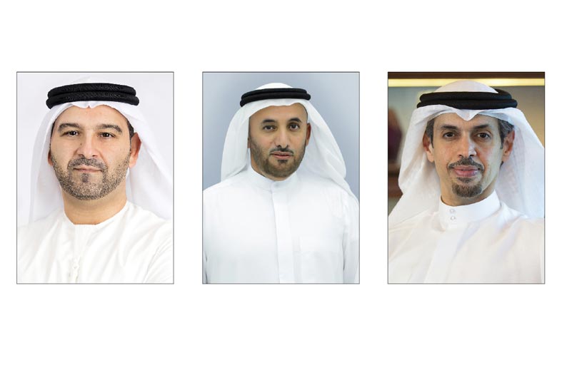 غرفة تجارة دبي والاتحاد للمعلومات الائتمانية ودائرة  الأراضي والأملاك يبحثون تعزيز تنافسية قطاع العقارات