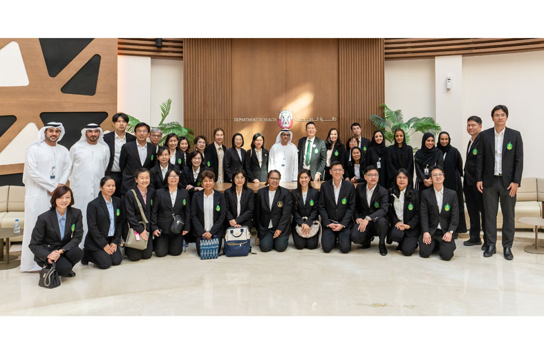 وفد تايلاندي يطلع على أفضل الممارسات في إدارة الصحة العامة في أبوظبي