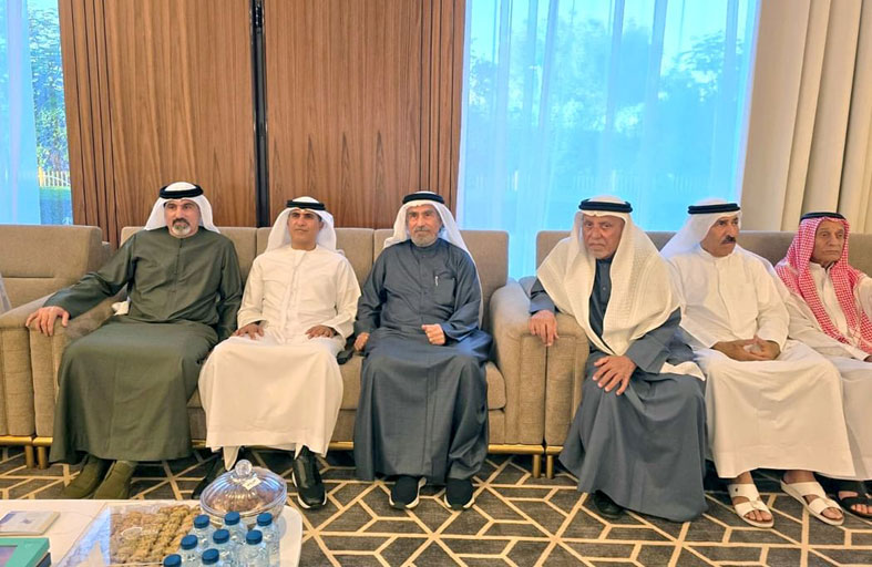 سالم بن سلطان القاسمي يعزي في وفاة مريم حسين تهلك بدبي