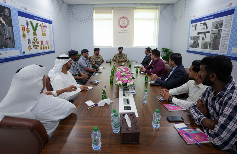 شرطة أبوظبي تعزز الوعي الأمني والمجتمعي مع شركائها في منطقة الفلاح