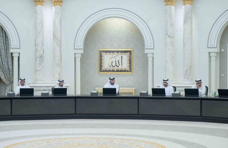 سلطان بن أحمد القاسمي يترأس اجتماع المجلس التنفيذي