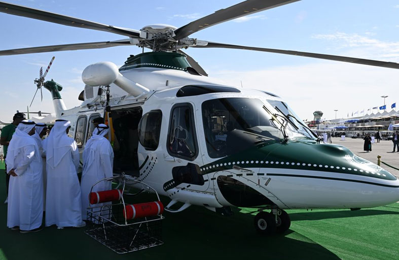 شرطة دبي تختتم مشاركتها في معرض الطيران 2023