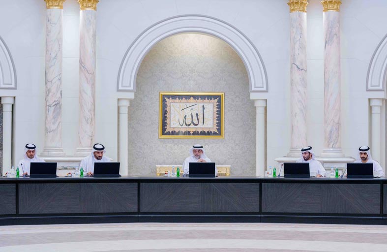 ولي عهد الشارقة يترأس اجتماع المجلس التنفيذي