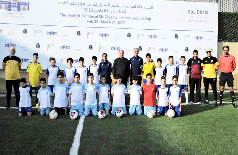 انطلاقة قوية لبطولة زايد بن هزاع بن زايد لأكاديميات الكرة في أبوظبي