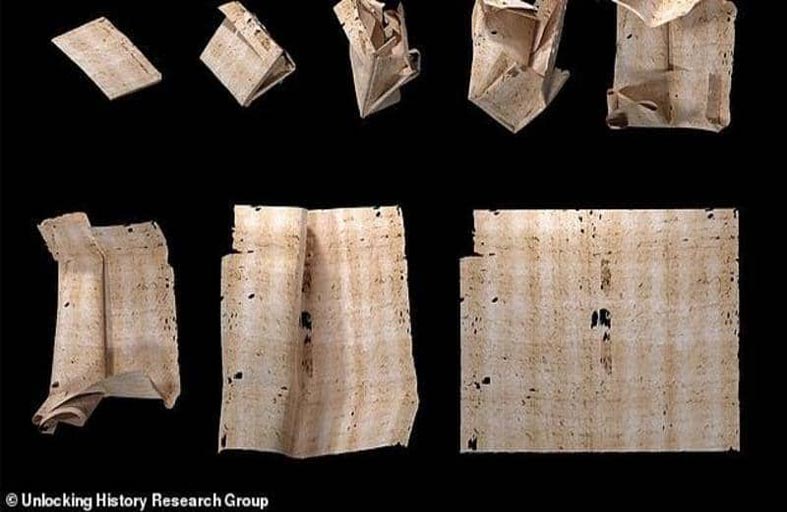 رسالة ورقية عمرها 300 عام.. كشف مضمونها دون فتحها