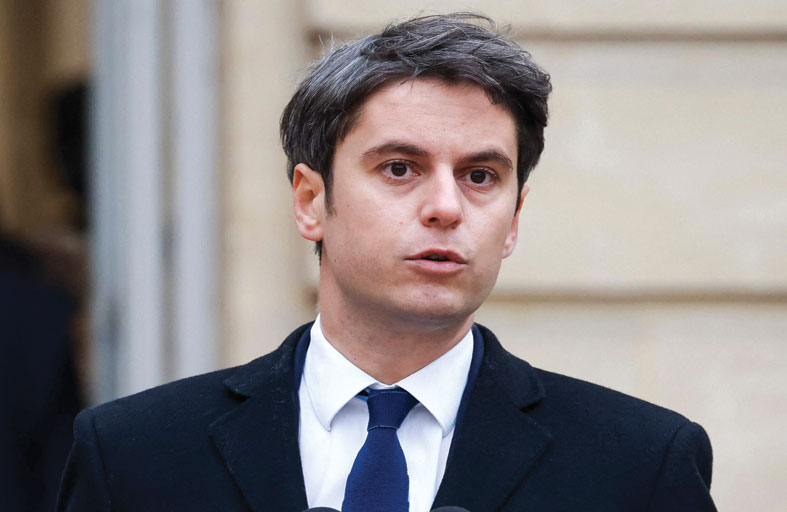 ماكرون يعين غابرييل أتال كأصغر رئيس وزراء لفرنسا