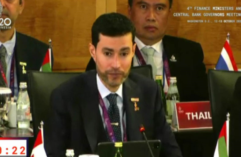 محمد الحسيني يشارك في الاجتماع الرابع لوزراء المالية