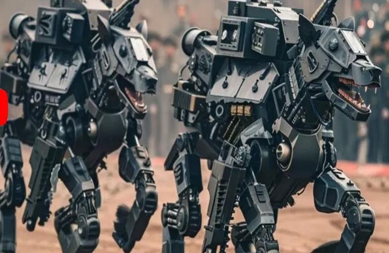 الصين تستعرض جيش «الكلاب الآلية» القاتلة