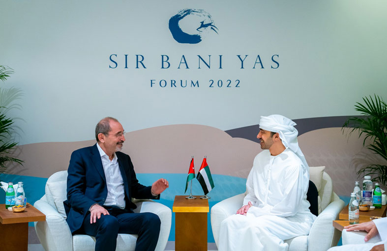 عبدالله بن زايد يستقبل الصفدي ويبحثان العلاقات الأخوية الإماراتية الأردنية